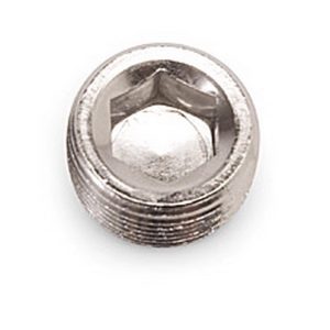Russell Performance Pipe Plug Fitting, 3/4 Inch Pipe Thread, Endurashine ™, Silver, Single – 662071