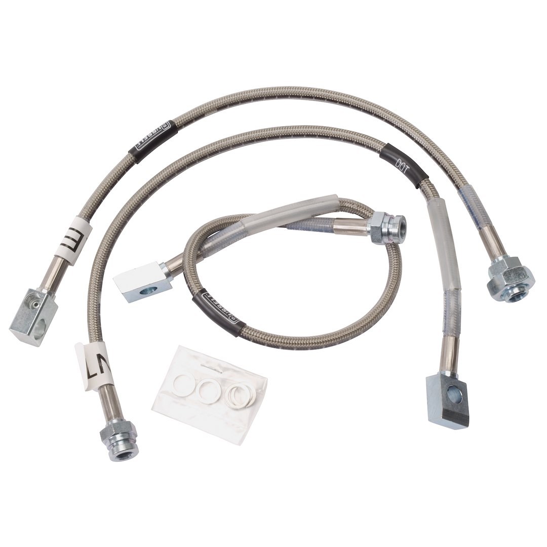 Russell Performance Brake Line, Braided Stainless Steel, Set of 3 – 672370