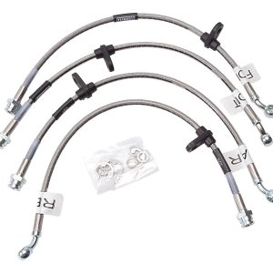 Russell Performance Brake Line, Braided Stainless Steel, Set of 4 – 684510