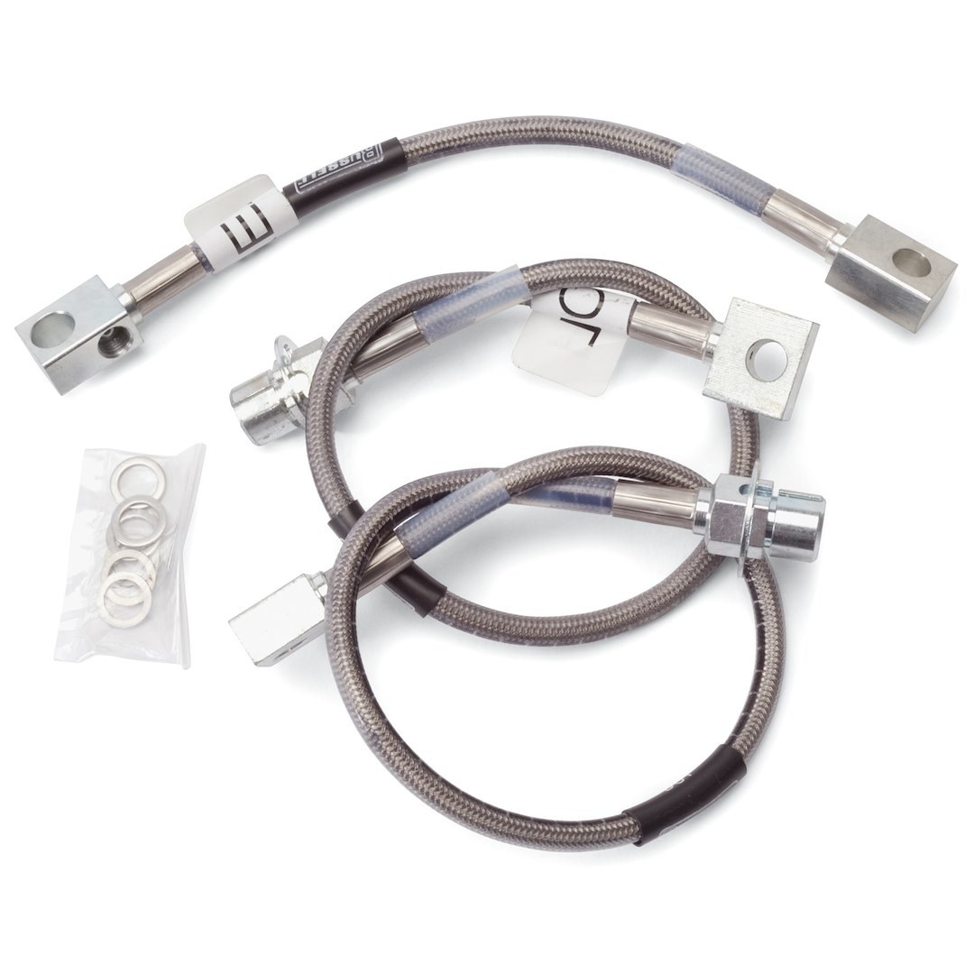 Russell Performance Brake Line, Braided Stainless Steel, Set of 3 – 693010