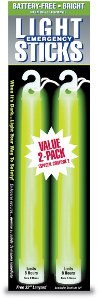 Ready Amer Light Stick, Lightning Stick, Green, 8 Hour, With 32 Inch Lanyard Cord, Set of 2 – 27217