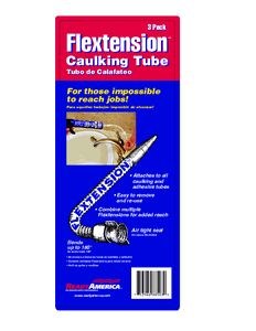 Ready Amer Caulking Tube Extension Tip, Flextension ™, Flexible Tip Bends Up to 180 Degree, Attaches to All Caulking and Adhesive Tubes – FT-88503