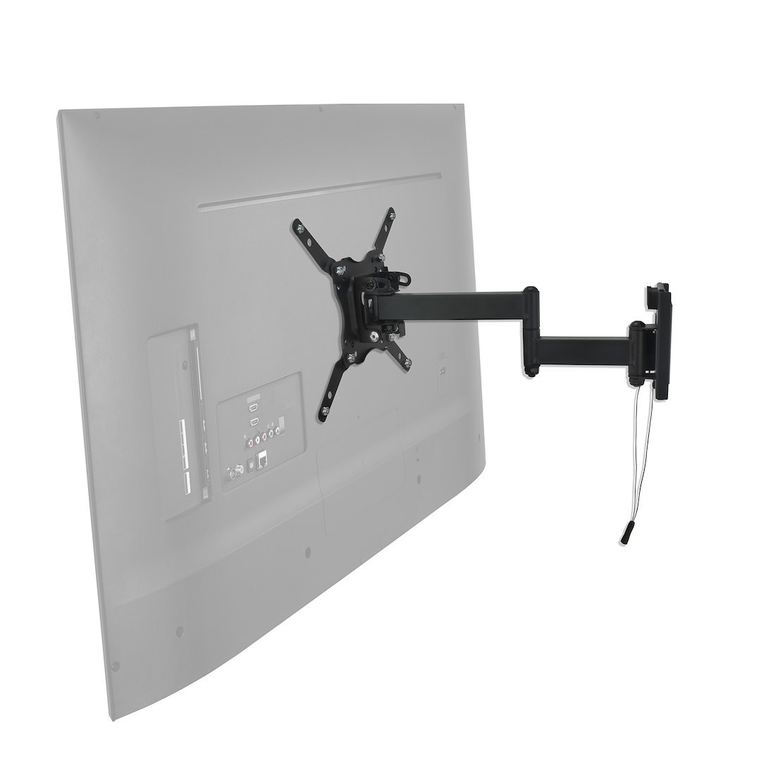 Ready Amer TV Mount, Wall Mount, Pan/ Expand/ Tilt Type, 360 Degree Rotate, Holds Up to 40 Inch TV and Up to 40 Pound Capacity, Black – MRV4000
