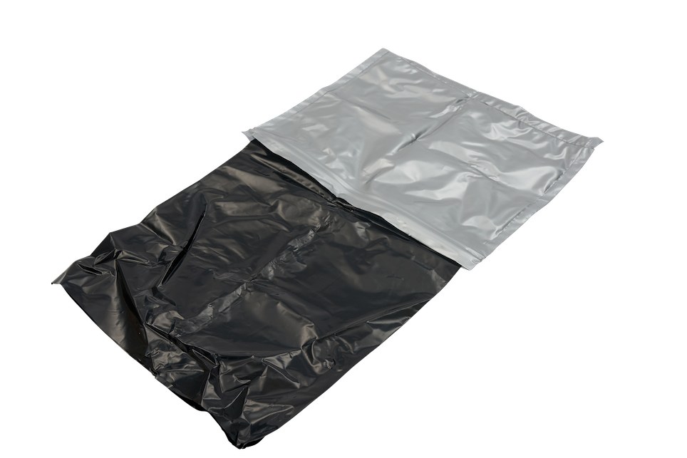 Reliance Toilet Waste Bag, Double Doodie, Use with Hassock/ Luggable Loo Portable Toilets, Black, With Bio-Gel – 2683-03