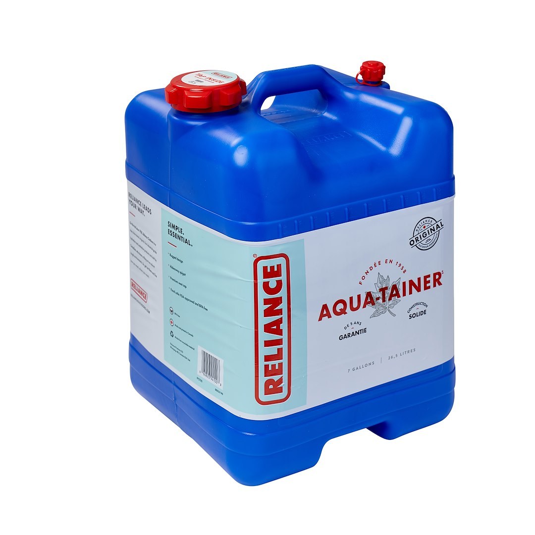 Reliance Water Carrier, Aqua-Tainer, 7 Gallon Capacity, Blue – 9410-03