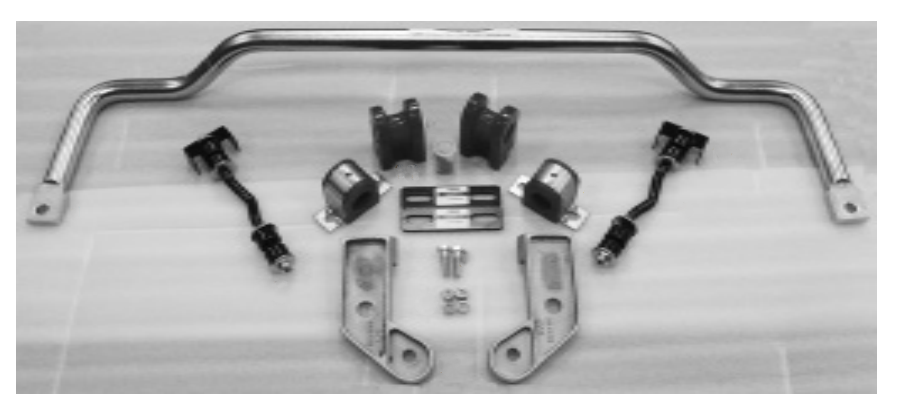 Roadmaster Stabilizer Bar, 1-3/8 Inch Front Bar Diameter, Cadmium Plated, Chromoly Steel – 1139-115