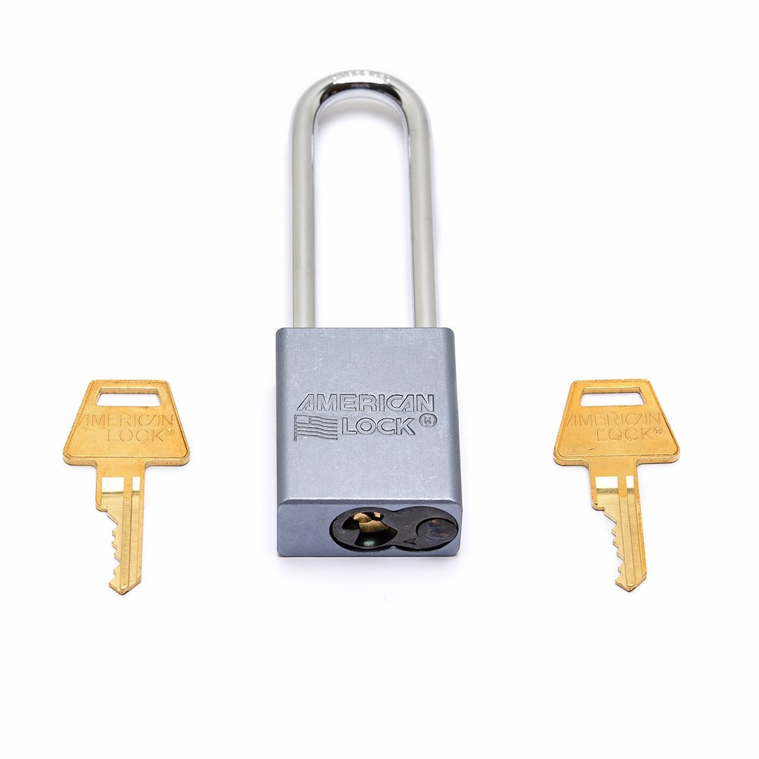 Roadmaster Padlock, Key Type, Steel, With Coupler Lock, Single – 305
