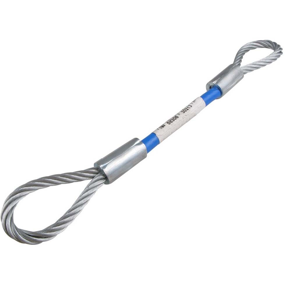 Roadmaster Trailer Safety Cable, 8000 Pound Rated, 19 Inch Length, Galvanized Steel, Without Hook, Single – 650648-19