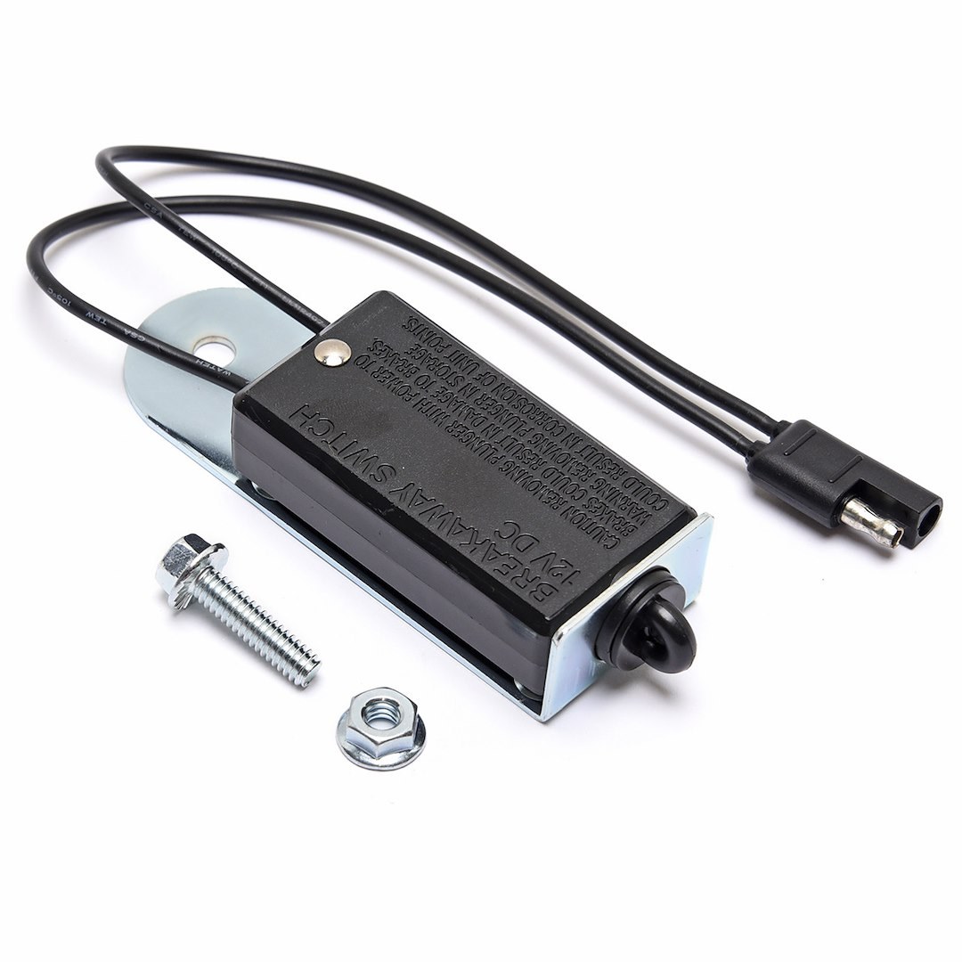 Roadmaster Towed Vehicle Brake Control Breakaway Switch, Replacement Switch, With Pin and Ring, ABS Housing and Metal Contact Points – 650898