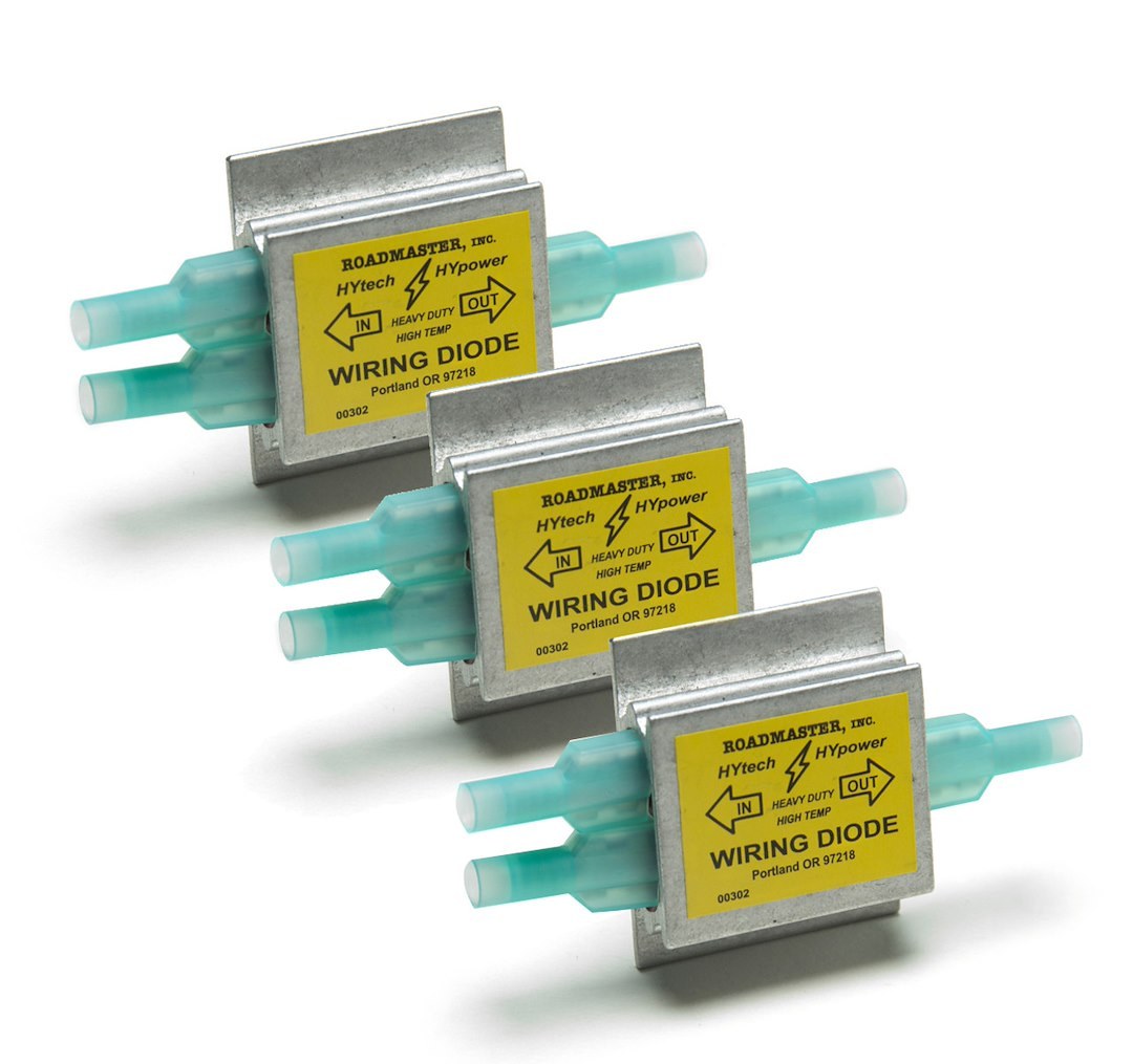 Roadmaster Diode, Hy-Power ™, Set of 3, With Anodized Aluminum Heat Sink and Detailed Wiring Instruction – 793