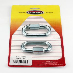 Roadmaster Trailer Safety Chain Quick Link, D Type, Set of 2 – 910022