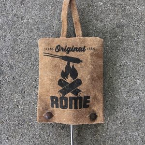 Rome Industy Storage Bag, Campfire Cookware, Use to Cover the Head of a Square or Round Pie Iron, 7-1/2 Inch Length X 6 Inch Width – 1997