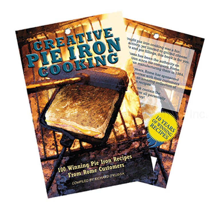 Rome Industy Book, Creative Pie Iron Cooking, By Richard O’russa, 5-1/2 Inch Width X 8-1/2 Inch Height, 64 Pages – 2011
