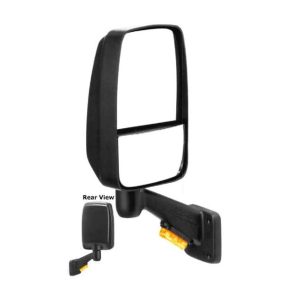 Ramco Exterior Mirror, 9000 Series, Aftermarket Replacement, Used to Reduce Blind Spots, Set of 2, Black, Manual, Non-Foldaway – 9000CCT
