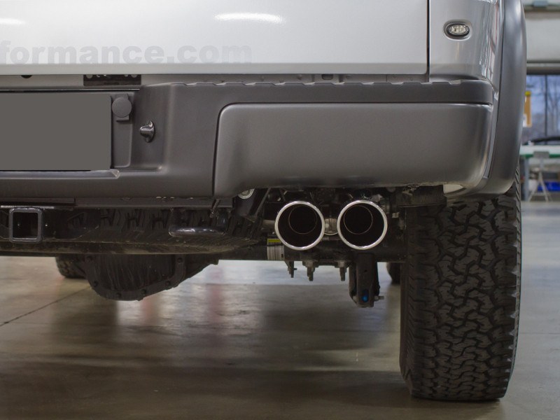 Roush Exhaust System Kit, Exhaust System Kit Cat Back System, 409 Stainless Steel, With Muffler, 3 Inch Diameter, Single Exhaust, Rear Exit – 421248