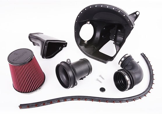 Roush Cold Air Intake, Black Tube, Synthetic Fiber Filter, With Heat Shield – 421826