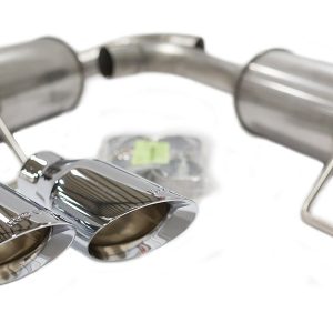 Roush Exhaust System Kit, Exhaust System Kit Axle Back System, T-304 Stainless Steel, With Mufflers, Dual Exhaust, Rear Exit – 421834