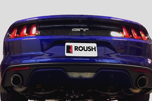 Roush Exhaust System Kit, Exhaust System Kit Axle Back System, T-304 Stainless Steel, With Mufflers, Dual Exhaust, Rear Exit – 421834
