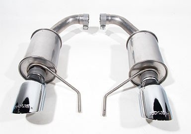 Roush Exhaust System Kit, Exhaust System Kit Axle Back System, T-304 Stainless Steel, With Mufflers, Dual Exhaust, Rear Exit – 421837