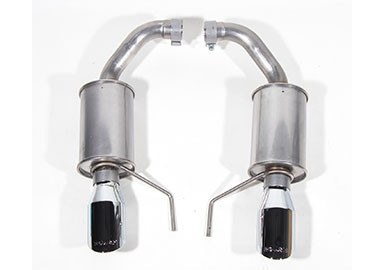 Roush Exhaust System Kit, Exhaust System Kit Axle Back System, T-304 Stainless Steel, With Mufflers, Dual Exhaust, Rear Exit – 421837