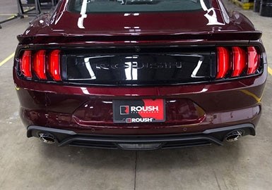Roush Exhaust System Kit, Exhaust System Kit Axle Back System, T-304 Stainless Steel, With Mufflers, Dual Exhaust, Rear Exit – 421837