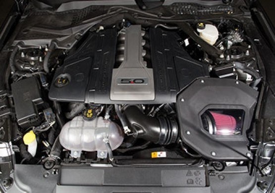 Roush Cold Air Intake, Black Tube, Synthetic Fiber Filter, With Heat Shield – 422086