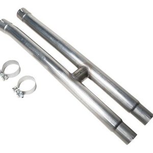 Roush Exhaust Pipe Resonator Delete, 2-1/2 Inch Diameter, Stainless Steel, With Single Resonator Delete Pipe/ Two 2-1/2 Inch Diameter Clamps – 422119