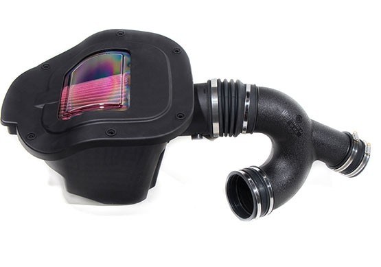 Roush Cold Air Intake, Level 1 Performance Pack, Black Tube, Red Synthetic Fiber Filter – 422171