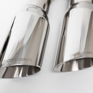 Roush Exhaust System Kit, Active Exhaust Cat Back System, Stainless Steel, With Muffler, Single Exhaust with Dual Exit, Side Exit – 422264