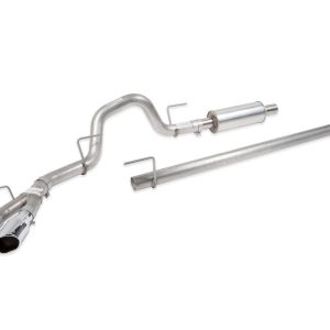 Roush Exhaust System Kit, Exhaust System Kit Cat Back System, Stainless Steel, With Muffler, Single Exhaust with Dual Exit – 422266