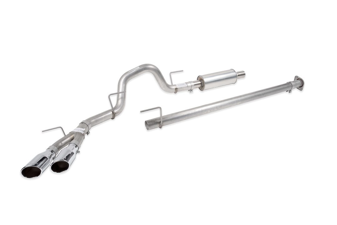 Roush Exhaust System Kit, Exhaust System Kit Cat Back System, Stainless Steel, With Muffler, Single Exhaust with Dual Exit – 422266