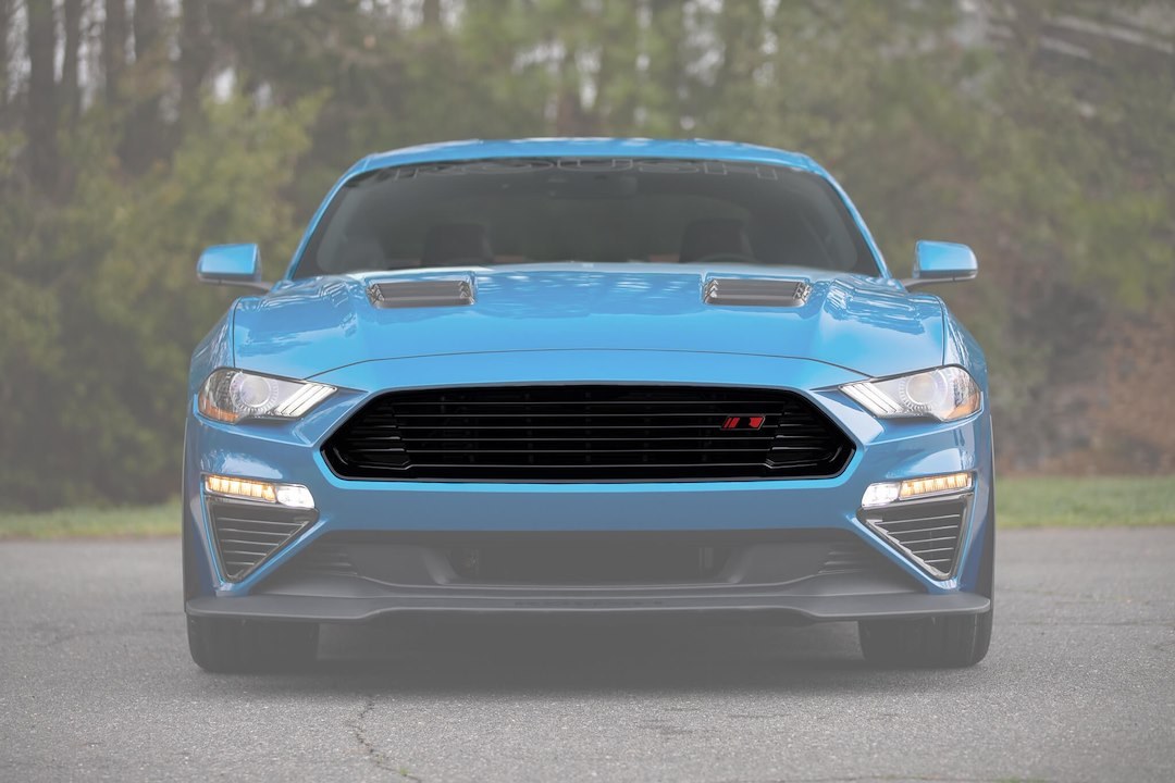 Roush Grille, For Use with Roush Front Fascia, High Gloss Finish, Black, Plastic, With Hardware – 422275