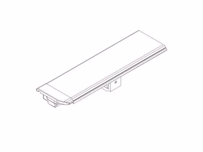 Roll N Lock Tonneau Cover Rail, For Use with Roll N Lock Tonneau Covers, Clamp on, With Mounting Hardware – 111-225