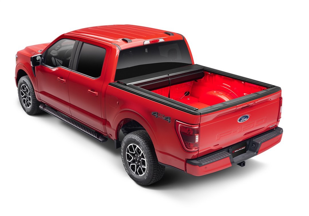 Roll N Lock Tonneau Cover, M-Series Xt™, Manual Retractable, Low Profile, Black, Vinyl Over Aluminum, Key Lock – 124M-XT