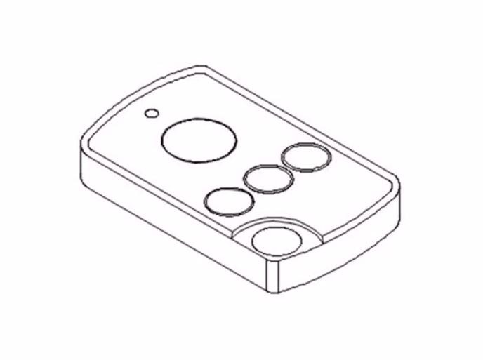 Roll N Lock Key Fob, Replacement Key Fob for Roll N Lock E-Series Tonneau Covers, Single – 125-003