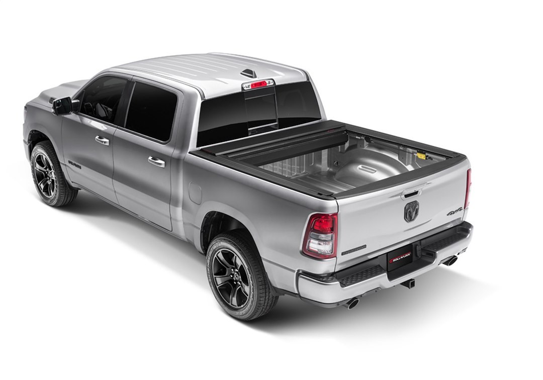 Roll N Lock Tonneau Cover, E-Series Xt ™, Power Retractable, Low Profile, Matte Black, Aluminum, Remote Control Lock, With T-Slot Rails – 131E-XT