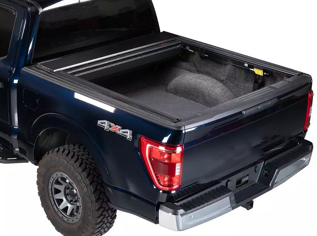 Roll N Lock Tonneau Cover, E-Series Xt ™, Power Retractable, Low Profile, Matte Black, Powder Coated, Aluminum, Remote Control Lock – 263E-XT