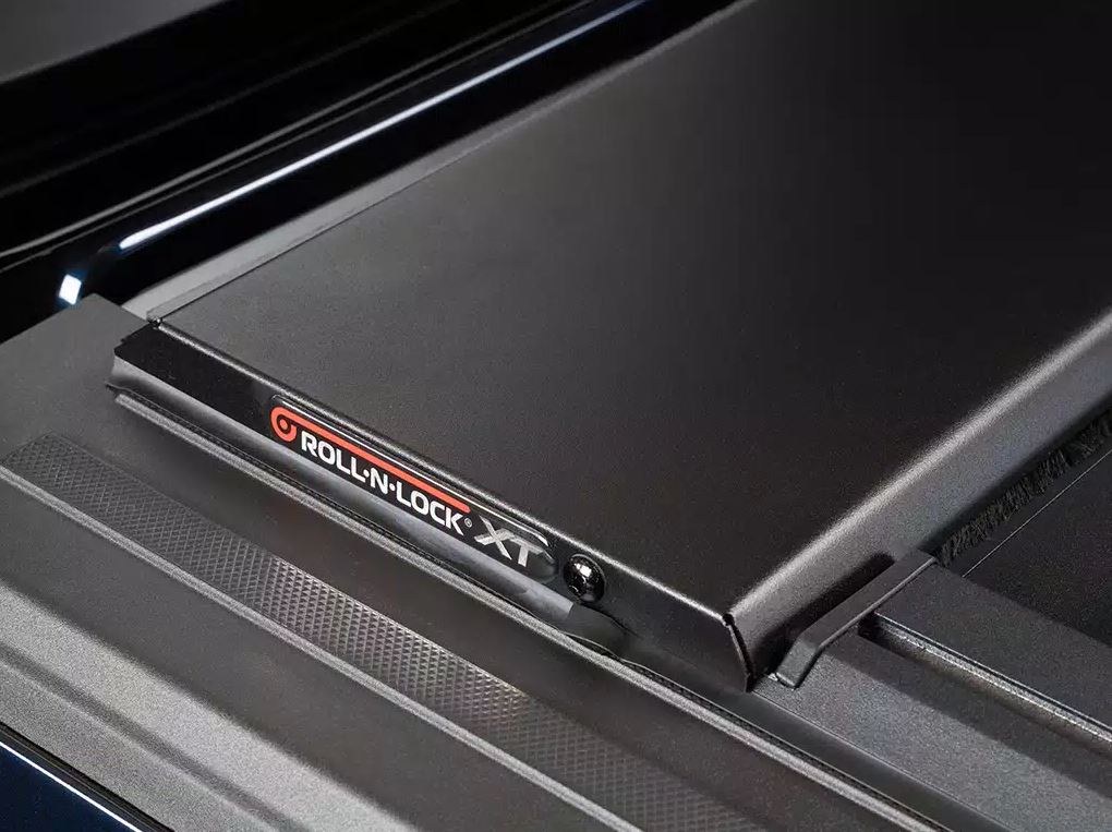 Roll N Lock Tonneau Cover, E-Series Xt ™, Power Retractable, Low Profile, Matte Black, Powder Coated, Aluminum, Remote Control Lock – 263E-XT