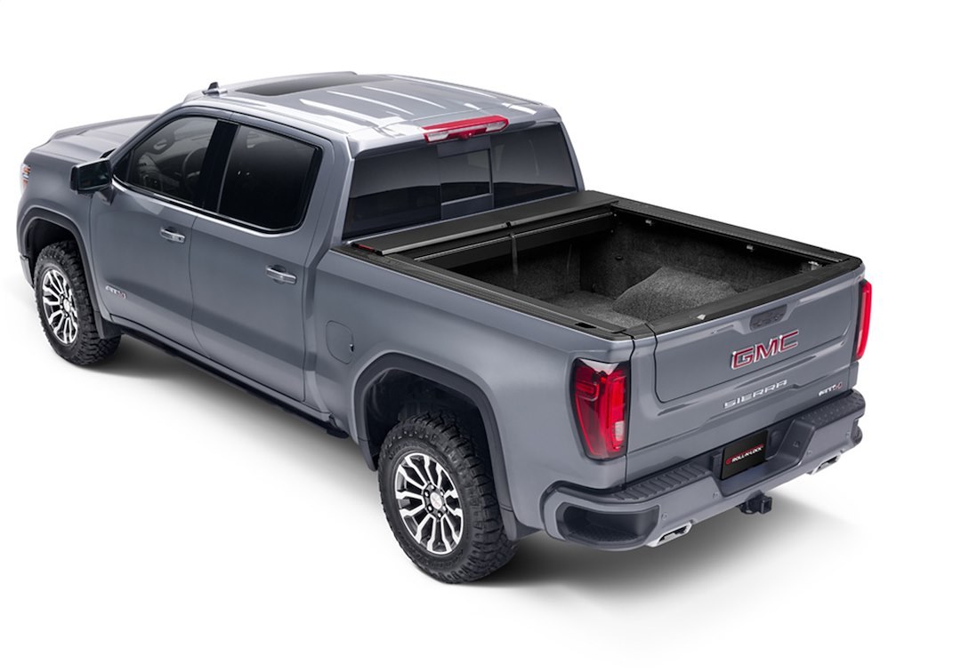 Roll N Lock Tonneau Cover, A-Series Xt ™, Manual Retractable, Low Profile, Black Powder Coated, Aluminum – 448A-XT