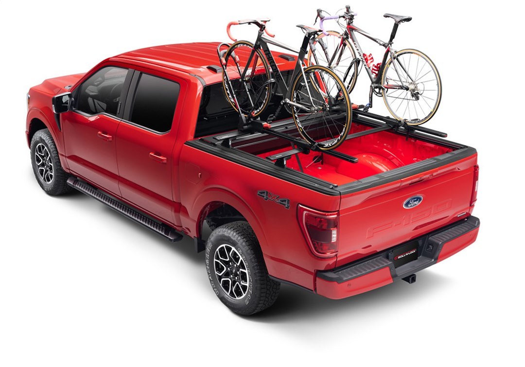 Roll N Lock Tonneau Cover, A-Series Xt ™, Manual Retractable, Low Profile, Black Powder Coated, Aluminum – 448A-XT