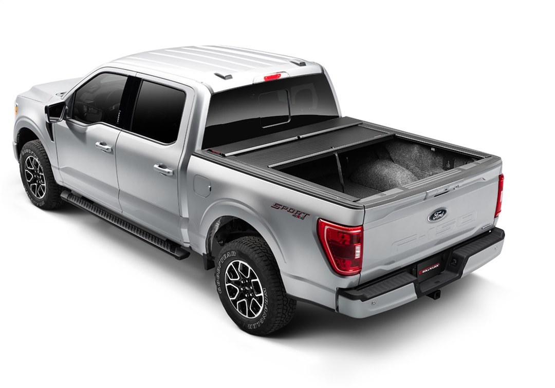 Roll N Lock Tonneau Cover, A-Series ™, Manual Retractable, Lockable, Black Powder Coated, Aluminum – BT131A
