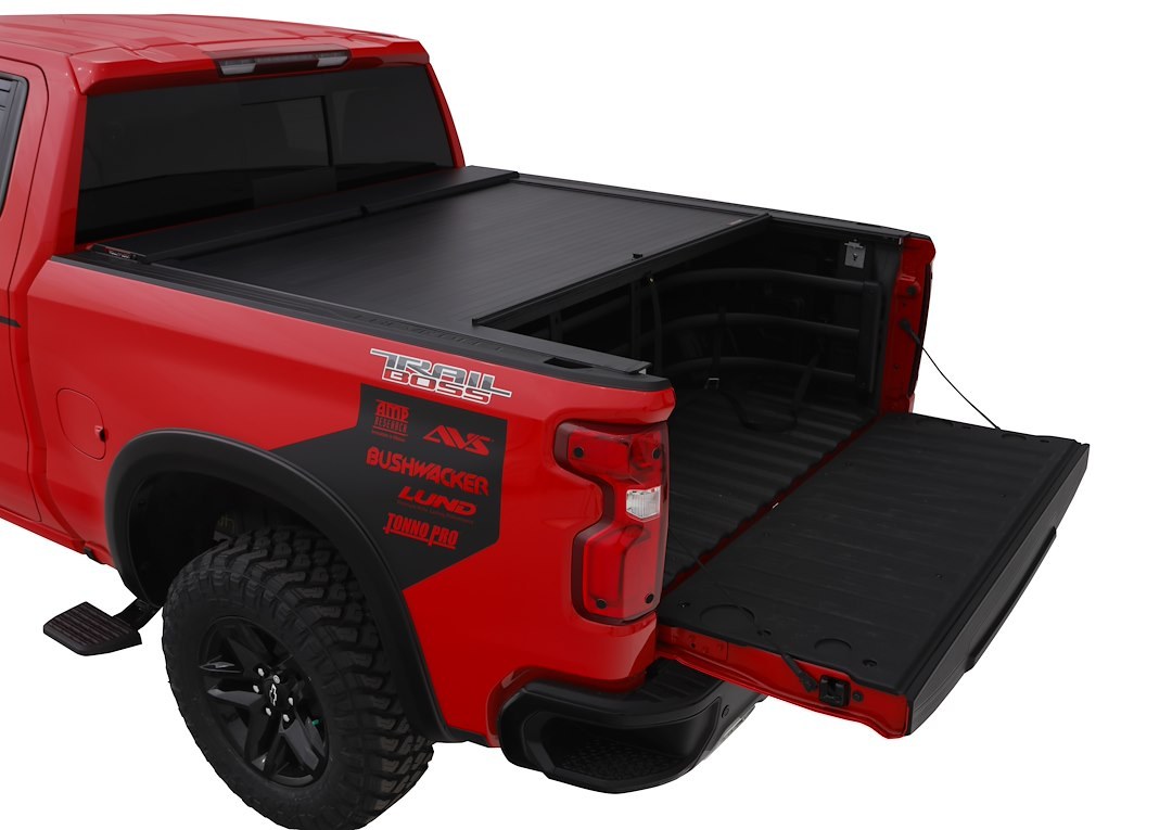 Roll N Lock Tonneau Cover, A-Series ™, Manual Retractable, Low Profile, Black Powder Coated, Aluminum, Lockable Using Tailgate Handle Lock – BT151A