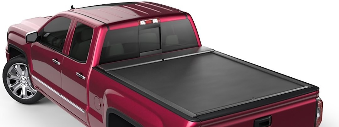 Roll N Lock Tonneau Cover, M-Series™, Manual Retractable, Black, Vinyl, Lockable, With Mounting Hardware – LG124M