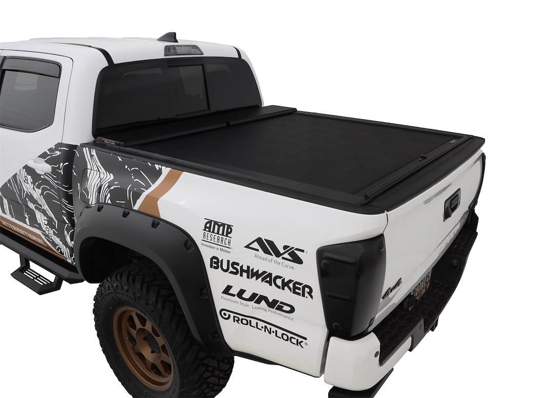 Roll N Lock Tonneau Cover, M-Series™, Manual Retractable, Lockable, Black, Vinyl – LG530M
