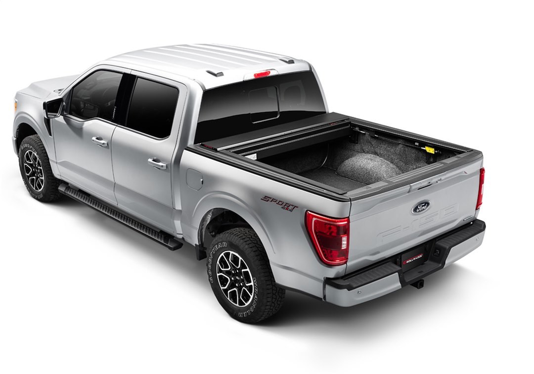 Roll N Lock Tonneau Cover, E-Series, Power Retractable, Lockable, Matte Black, Aluminum – RC131E