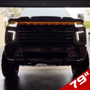 Recon Accessories Daytime Running Light, LED Hood Light Strip with Start-Up Sequence, Amber Bulb, Single – 264001AML