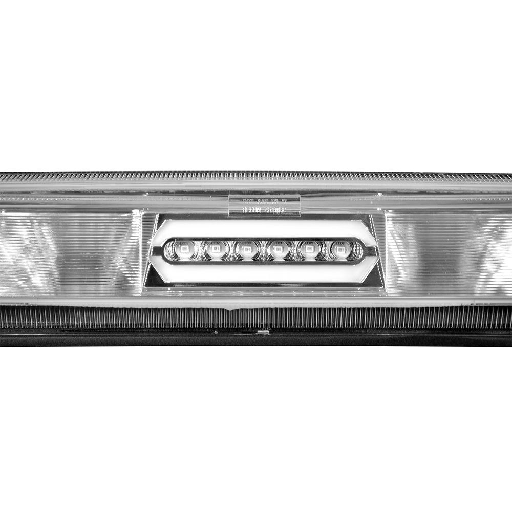 Recon Accessories Center High Mount Stop Light, Cree Xml LED, Clear Lens, Red Brake Bulb/ White Cargo Light Bulb, With Cargo Light – 264111CLHP