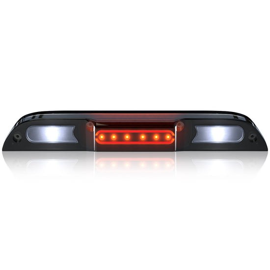 Recon Accessories Center High Mount Stop Light, Smoke Lens, Red Brake Bulb/ Cree Xml White Cargo LED Light Bulb, With Cargo Light – 264129XBK