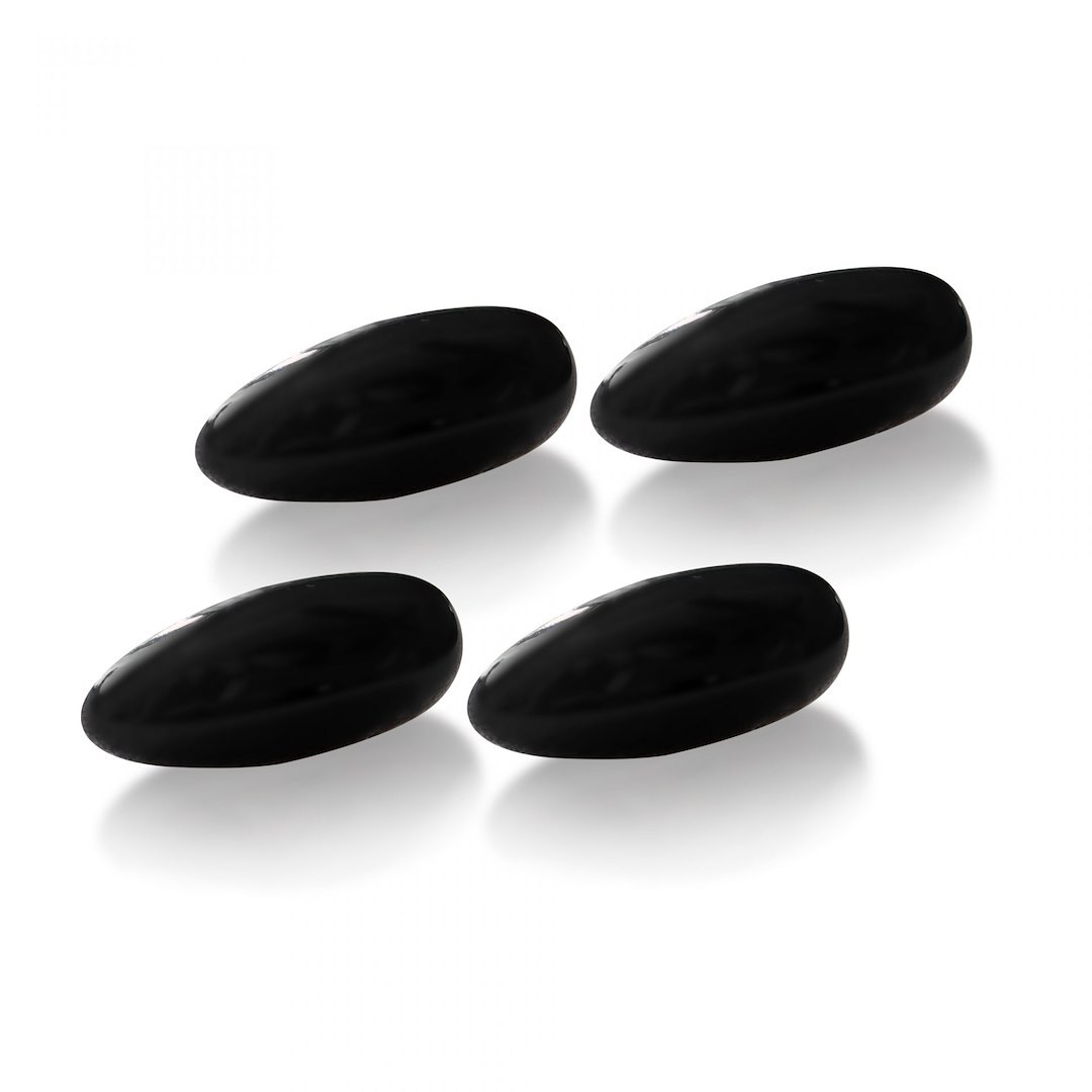 Recon Accessories Side Marker Light – LED, Fender, Smoke Lens, Black Trim, 2 Amber Lights and 2 Red Lights – 264133BK