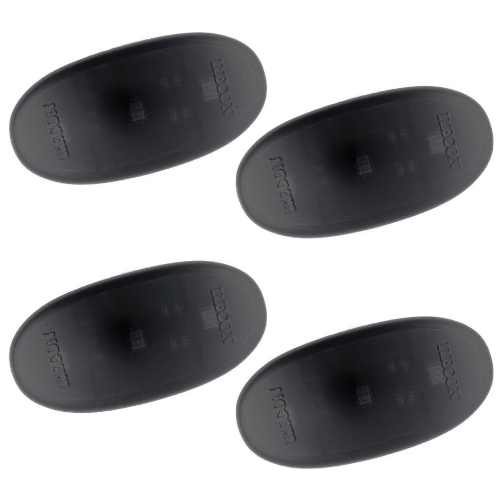Recon Accessories Side Marker Light, Fender Mount, Smoke ABS Plastic Lens, Black Trim, LED Bulb, White Bulb, Set of 4 – 264136WHBK
